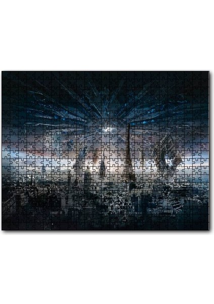 Independence Day Resurgence Paris 120 Parça Puzzle Yapboz Mdf (Ahşap)