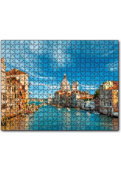 Italya Venedik Büyük Kanal 255 Parça Puzzle Yapboz Mdf (Ahşap)