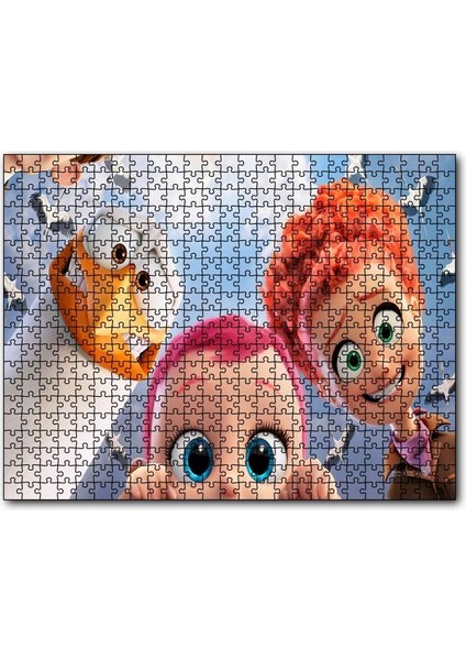 Leylekler Filmi Sahnesi 120 Parça Puzzle Yapboz Mdf (Ahşap)