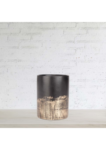 Büyük Akad Siyah Altın Saksı