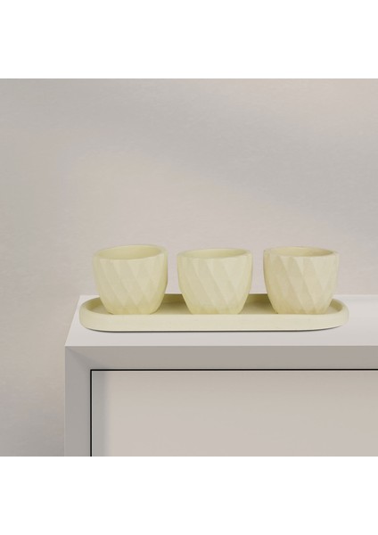 Eti Serisi Puhu Su Yeşili 3 Lü Saksı Seti