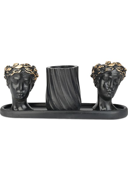 Eti Serisi Truva Kumru Siyah Altın 3 Lü Saksı Seti fiyatları