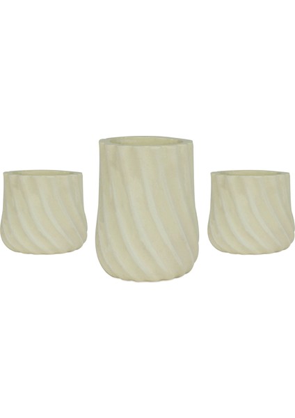 Kumru Serisi Su Yeşili Saksı 3 Adet fiyatları