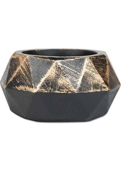 Likya Serisi Üst Siyah Altın Prizma Saksı fiyatları