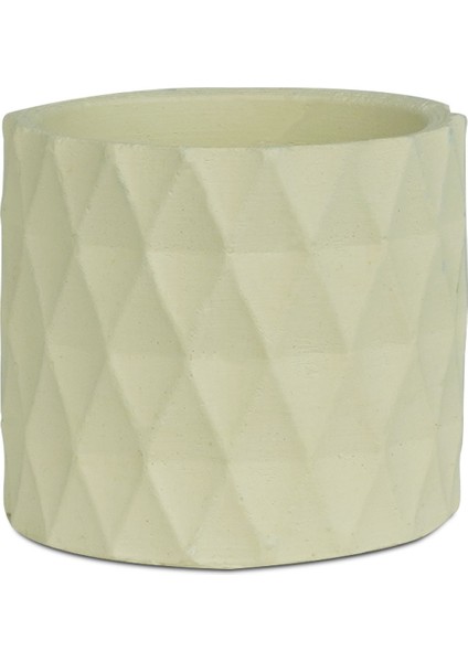 Patka Serisi Su Yeşili Saksı 3 Adet