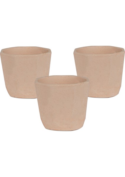 Toygar Serisi Kiremit Rengi Saksı 3 Adet fiyatları