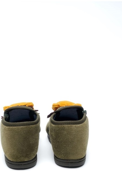 Aslan Aksesuarlı Fermuarlı Kadife Panduf indirimleri