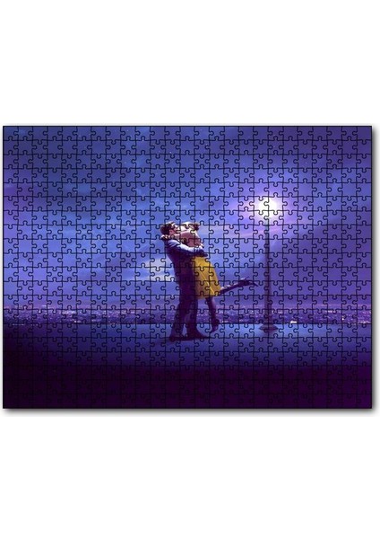 La La Land Ryan Gosling Emma Stone 255 Parça Puzzle Yapboz Mdf (Ahşap)