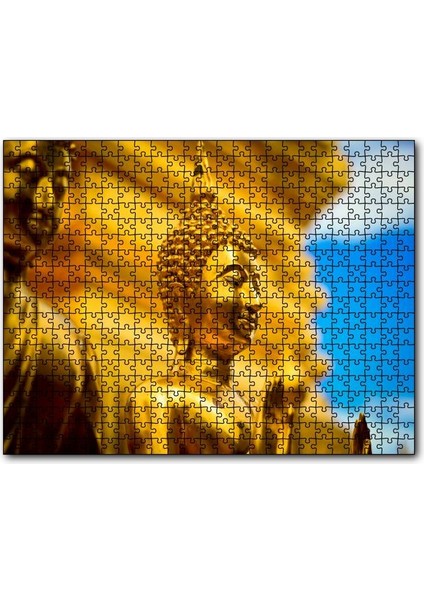 Tayland Gautama Buda Heykeli 1000 Parça Puzzle Yapboz Mdf(Ahşap)
