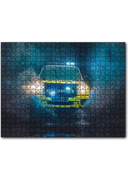 Ford Ranger Raptor Polis Aracı 500 Parça Puzzle Yapboz Mdf (Ahşap)