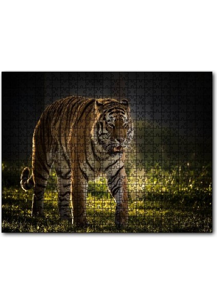 Yorkshire Vahşi Yaşam Parkı Kaplan Vladimir 120 Parça Puzzle Yapboz Mdf (Ahşap)
