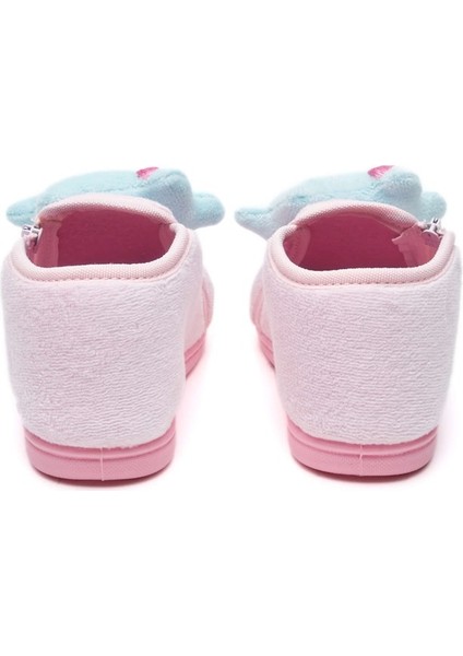 Baykuş Aksesuarlı Fermuarlı Kadife Panduf indirimleri