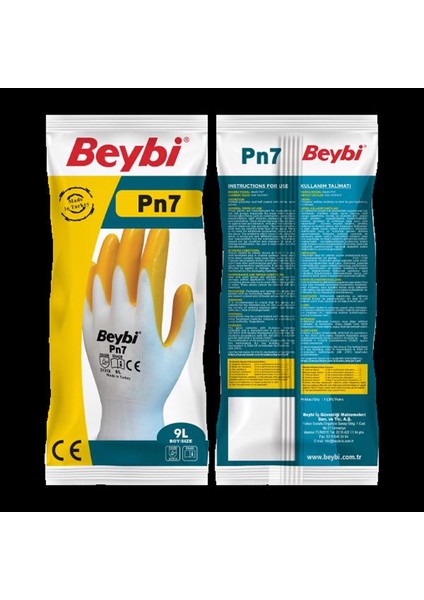 iş Eldiveni Pn7 Sarı XL