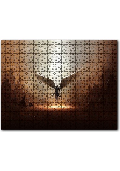 Ikarus Kanatlı Şövalye ve Ordular 1000 Parça Puzzle Yapboz Mdf(Ahşap)