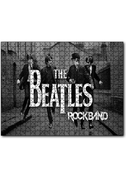 The Beatles Rock Grubu 255 Parça Puzzle Yapboz Mdf (Ahşap)
