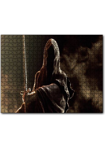 Yüzüklerin Efendisi Nazgul Yakın Plan 255 Parça Puzzle Yapboz Mdf (Ahşap)
