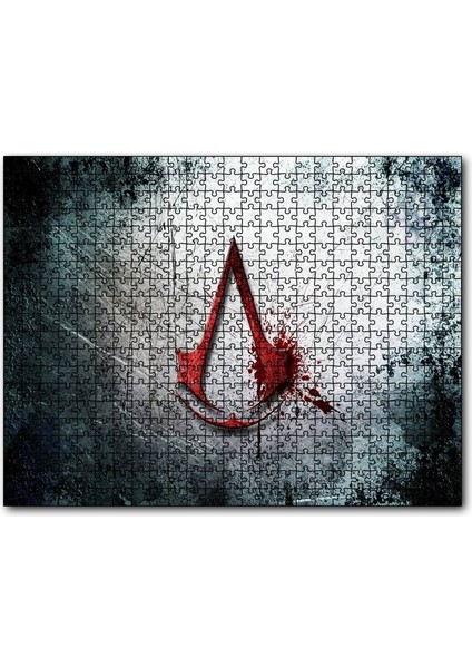 Assassins Creed Logo 120 Parça Puzzle Yapboz Mdf (Ahşap)