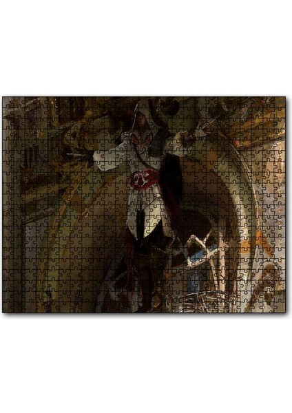 Assassins Creed Bıçaklı Suikastçi Yükseliyor 120 Parça Puzzle Yapboz Mdf (Ahşap)