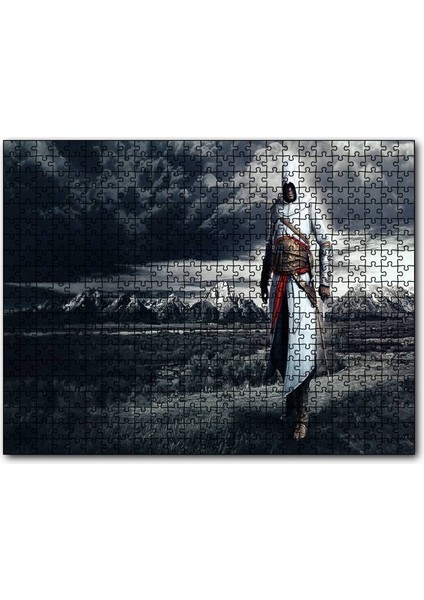 Assassins Creed Suikastçi Kara Bulutlar ve Çayırlar 120 Parça Puzzle Yapboz Mdf (Ahşap)