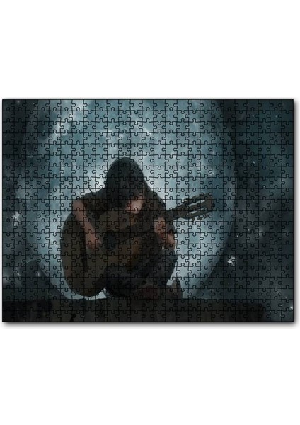 Dolunay Çocuk Klasik Gitar 120 Parça Puzzle Yapboz Mdf (Ahşap)