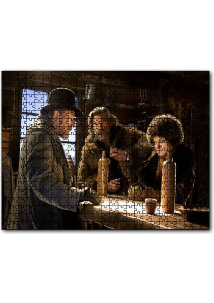 Nefret Sekizlisi Kurt Russell Tim Roth Jennifer Leigh 120 Parça Puzzle Yapboz Mdf (Ahşap)