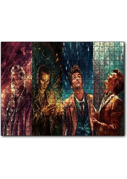 Doctor Who Karakterler 255 Parça Puzzle Yapboz Mdf (Ahşap)