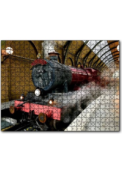 Harry Potter Hogwarts Express Buharlı Tren 1000 Parça Puzzle Yapboz Mdf(Ahşap)