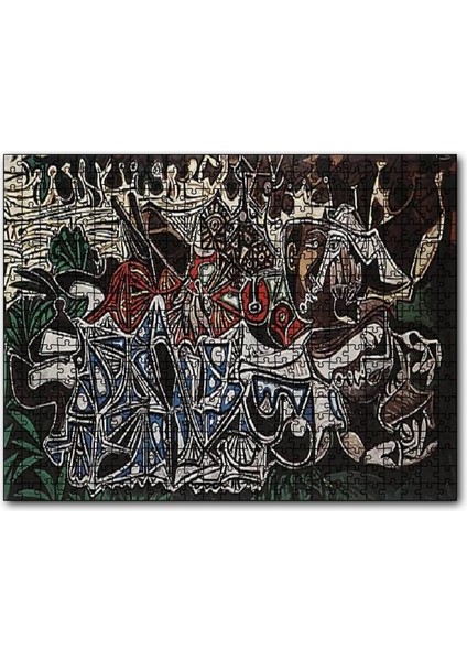 Young Ladies The Banks Of The Seine 1950 By Picasso 120 Parça Puzzle Yapboz Mdf (Ahşap)
