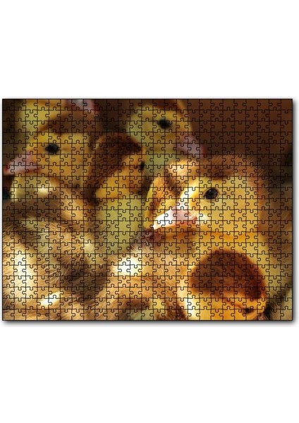 Ördek Yavruları 120 Parça Puzzle Yapboz Mdf (Ahşap)
