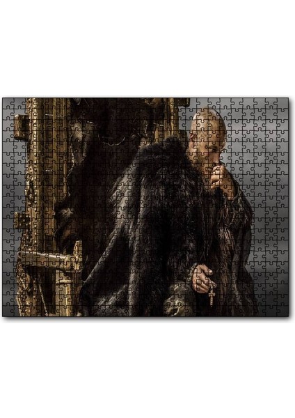 Vikingler Taht Travis Fimmel 500 Parça Puzzle Yapboz Mdf (Ahşap)