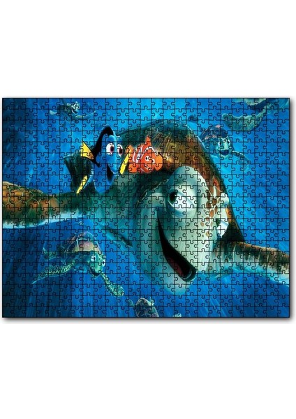 Finding Dory Kaplumbağalar 255 Parça Puzzle Yapboz Mdf (Ahşap)