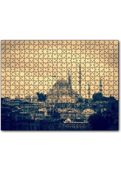 Süleymaniye Camii 120 Parça Puzzle Yapboz Mdf (Ahşap)