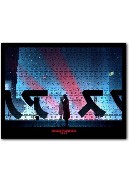 Bıçak Sırtı Köprüde Aşk Görseli 255 Parça Puzzle Yapboz Mdf (Ahşap)