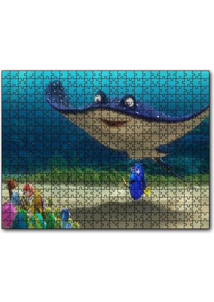 Finding Dory Anaç Balık 120 Parça Puzzle Yapboz Mdf (Ahşap)