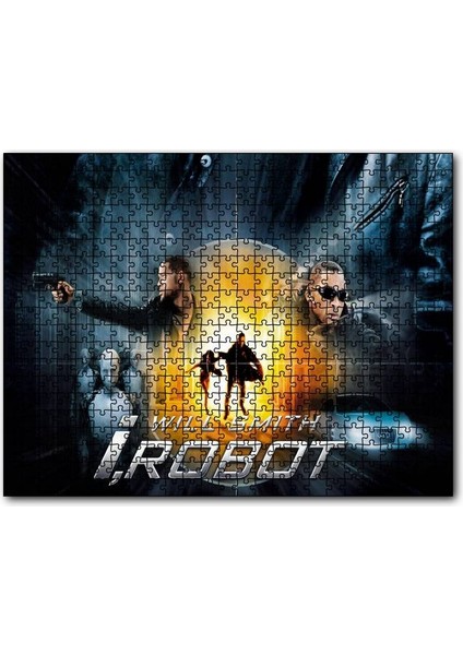 I, Robot Görsel 255 Parça Puzzle Yapboz Mdf (Ahşap)