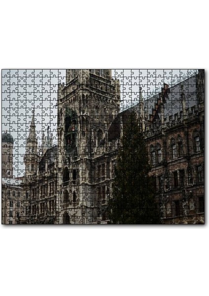 Tarihi Görkemli Katedral 120 Parça Puzzle Yapboz Mdf (Ahşap)