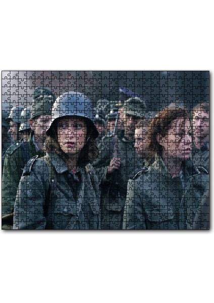 Downfall Gestapo Film Afişi 120 Parça Puzzle Yapboz Mdf (Ahşap)