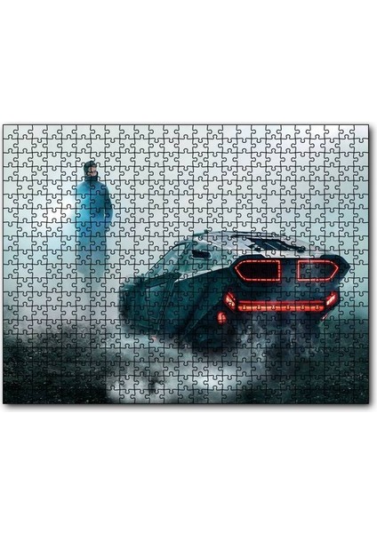 Bıçak Sırtı Ryan Gosling 120 Parça Puzzle Yapboz Mdf (Ahşap)