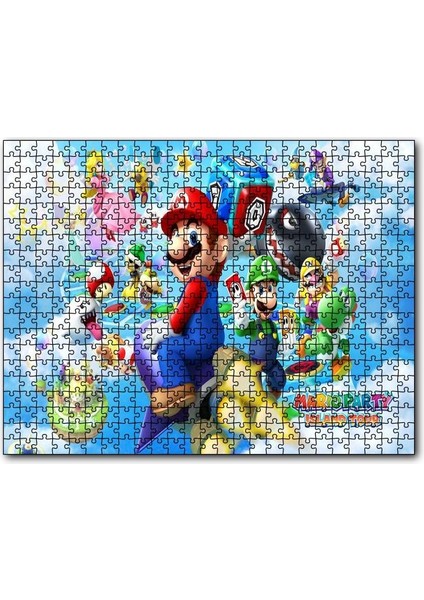 Nintendo Mario Party Island Tour 255 Parça Puzzle Yapboz Mdf (Ahşap)