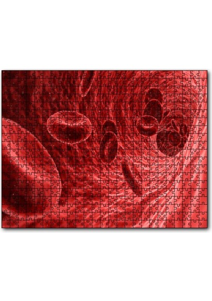 Damarların Içi ve Alyuvarlar 1000 Parça Puzzle Yapboz Mdf(Ahşap)