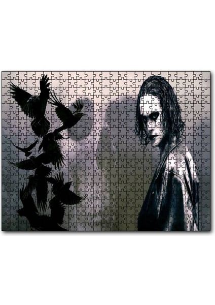 Brandon Lee Kargalar ve Kurukafa 1000 Parça Puzzle Yapboz Mdf(Ahşap)