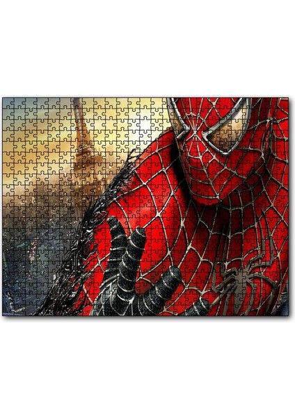 Spider Man Venom Istilası 120 Parça Puzzle Yapboz Mdf (Ahşap)