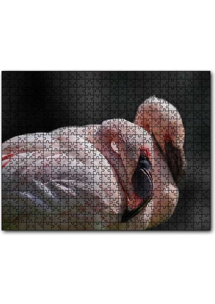 Uyuklayan Flamingolar 120 Parça Puzzle Yapboz Mdf (Ahşap)