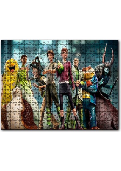 Doğal Kahramanlar 120 Parça Puzzle Yapboz Mdf (Ahşap)