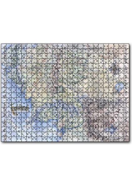 Yüzüklerin Efendisi Ortadünya Haritası 1000 Parça Puzzle Yapboz Mdf(Ahşap)