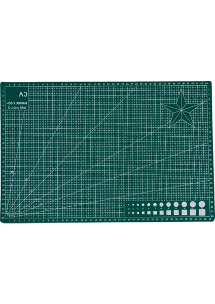 Kesim Pedi A3 45CM x 30CM Yeşil fiyatları