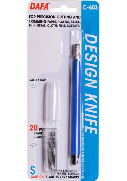 Tasarım Bıçağı / Kalem Kesici / Dafa C-603 Yedek Bıçaklı fiyatları