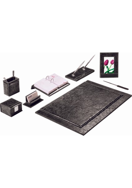 7129 Desktop 9 Parça Sümen Takımı - Siyah