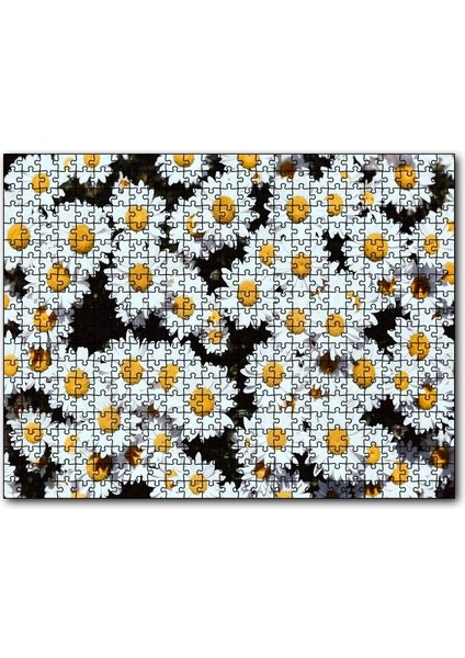 Bembeyaz Papatyalar 120 Parça Puzzle Yapboz Mdf (Ahşap)