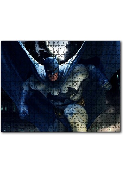 Batman Animasyon Görseli 255 Parça Puzzle Yapboz Mdf (Ahşap)